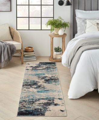 Celestial CES02 2'2"x7'6" Runner Area Rug