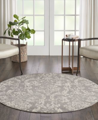 Jubilant JUB09 5'3"x5'3" Round Area Rug