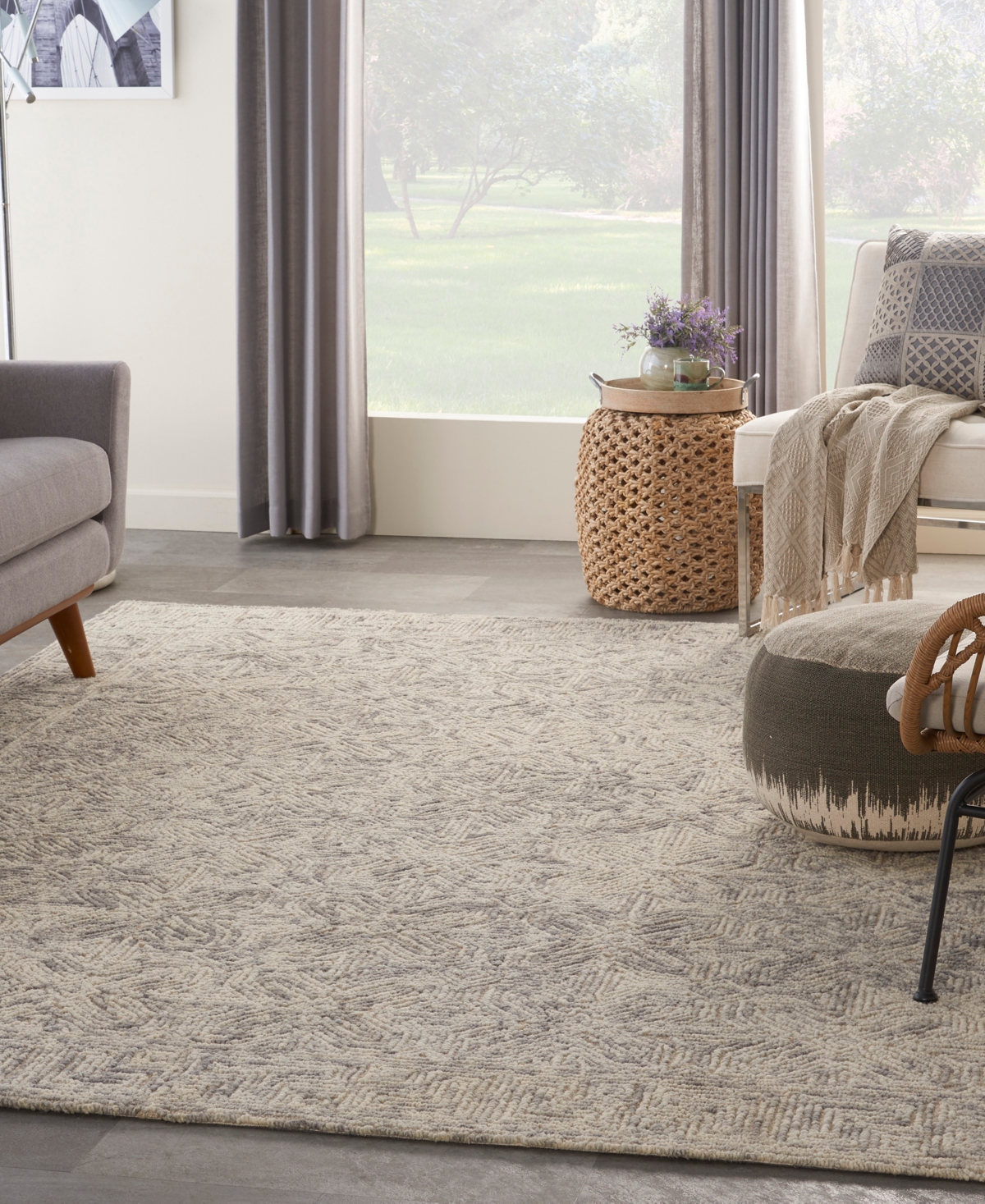 Nourison Home Colorado CLR05 8'3x11'6 Area Rug -Gray