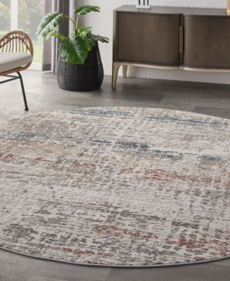 Rustic Textures RUS14 7'10"x7'10" Round Area Rug