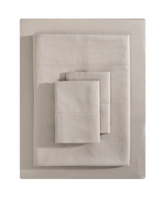 Solid 800 Thread Count Cotton Sateen 4 Piece Sheet Set, King