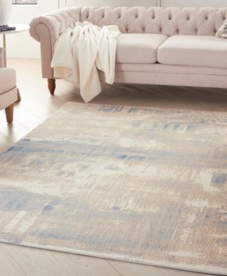 Nourison Home Solace Sla08 Rug Collection In Ivory,gray