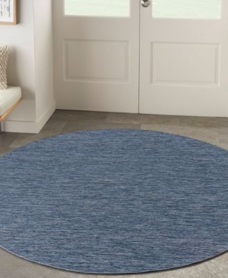 Washable Solutions WSL01 8'x8' Round Area Rug