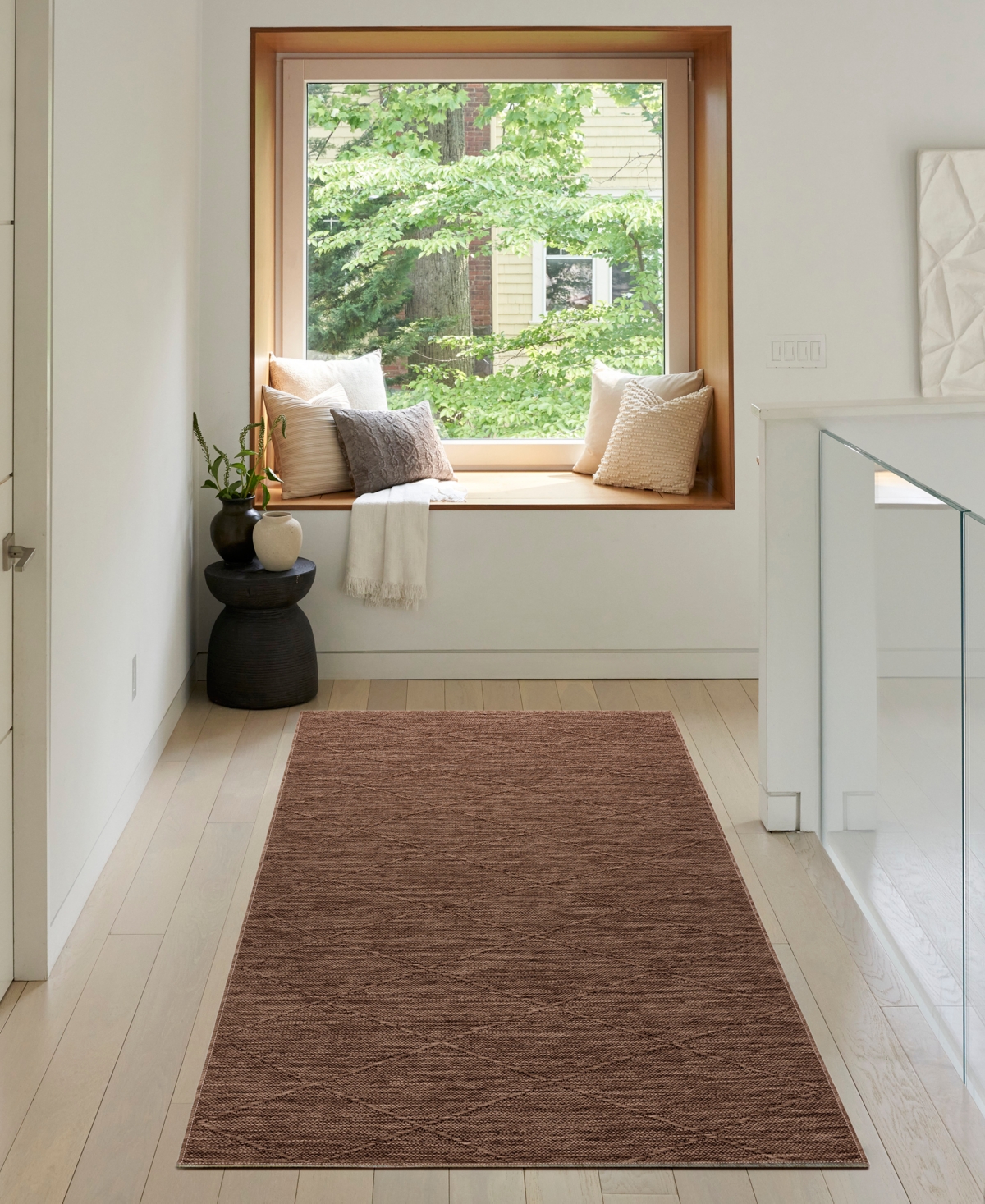 Nourison Home Washable Solutions Wsl01 3'x5' Area Rug In Mocha