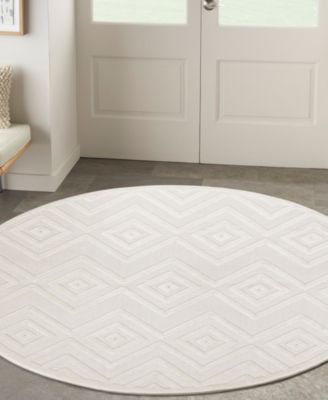 Versatile NRV01 5'x5' Round Area Rug