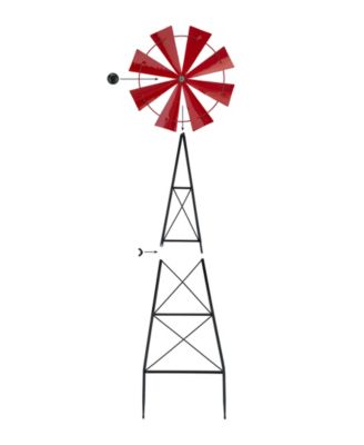 44"H Wind Spinner Yard Stake