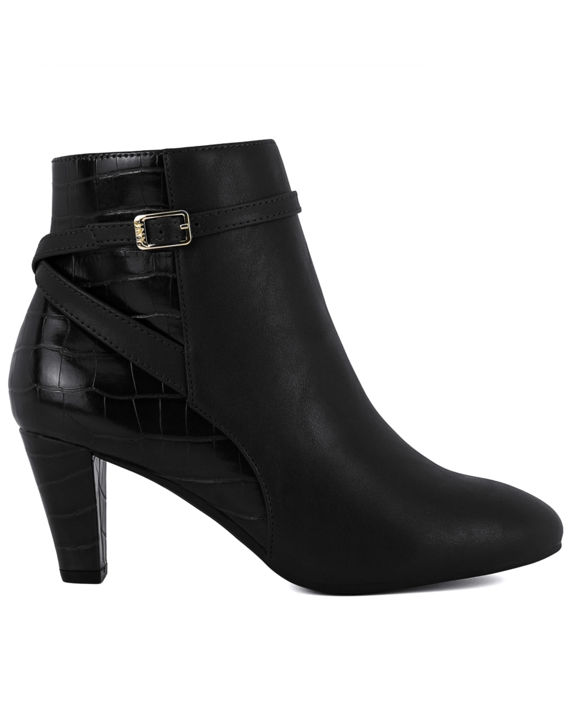 Jones New York Women's Helini Round Toe Heeled Dress Booties In Black
