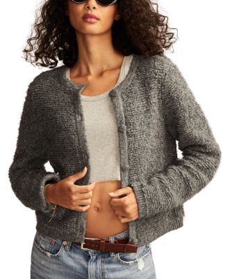 Lucky brand sweater jacket best sale