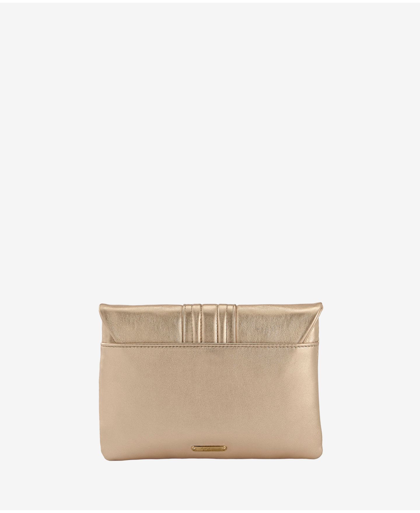 Женский клатч GiGi New York Ava Leather Clutch, цвет: Чёрный — фото 4