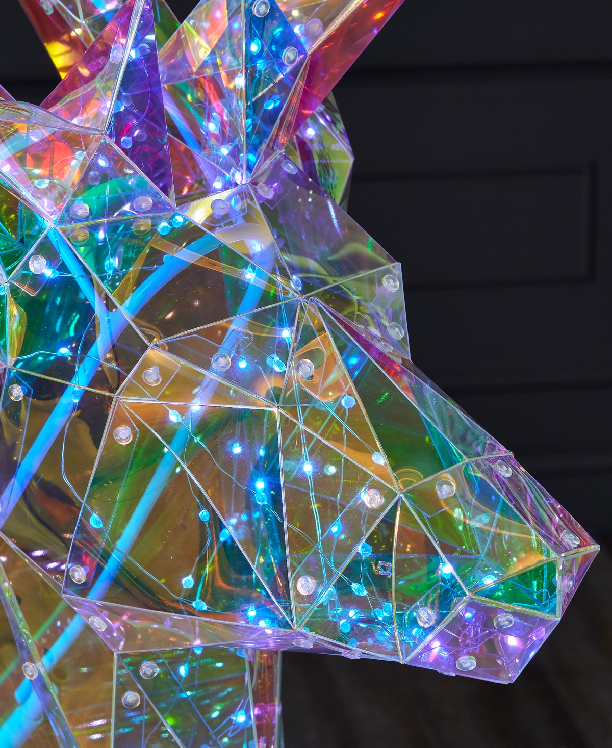 Seasonal Prismatic Christmas Deer Led Lights 57