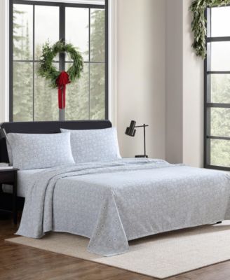 Holiday Cotton Flannel 3 Pc. Sheet Set, Twin
