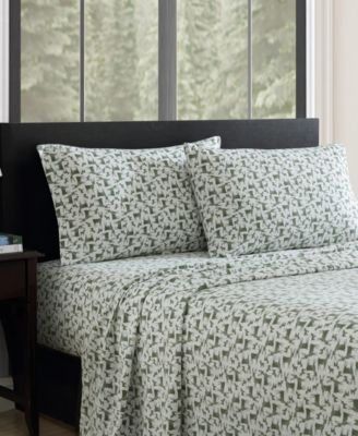 Holiday Cotton Flannel 4 Pc. Sheet Set, Queen