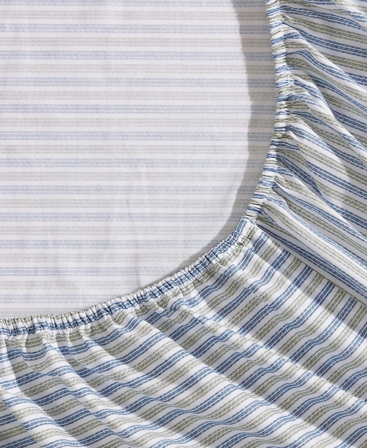 Eddie Bauer Printed 100% Cotton Percale 3-pc. Sheet Set, Twin In Ticking Stripe
