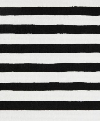 Hand Painted Shirting Stripe Placemat 13" x 19", Set of 4
