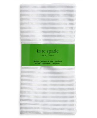 Hand Painted Shirting Stripe Napkin 20" x 20", Set of 4