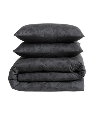Silhouette Floral 3-Pc. Comforter Set, Twin