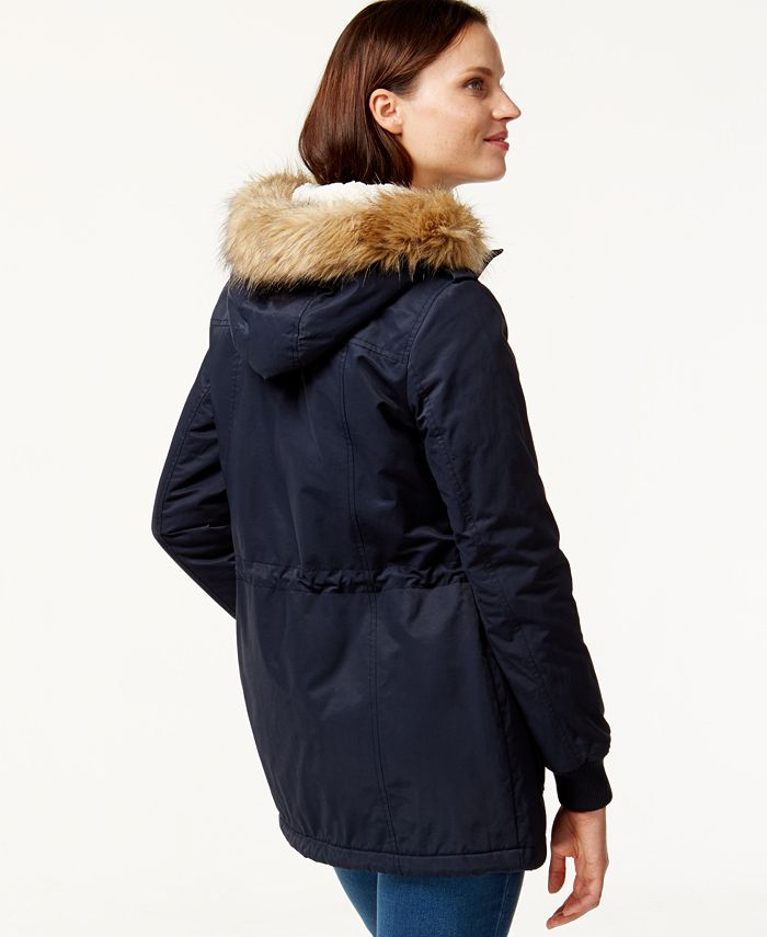 Levi black fur jacket Clearance