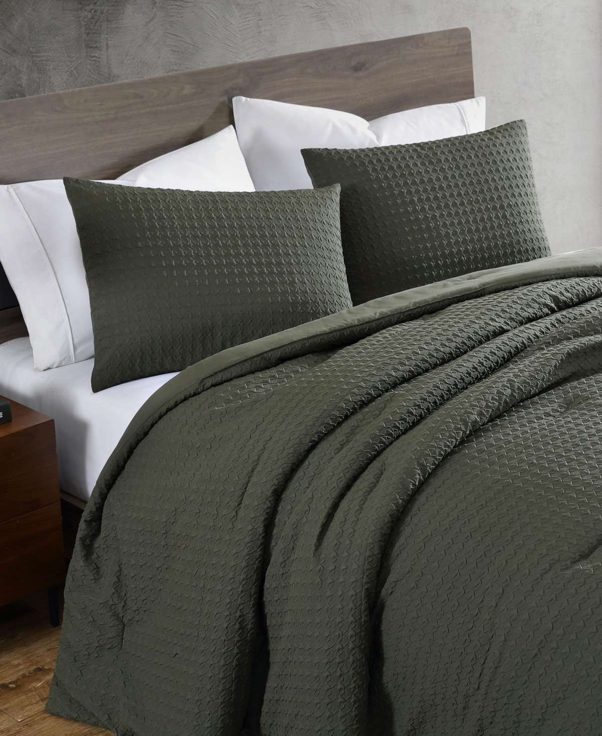 Kenneth Cole New York Houndstooth Embossed -Pc. Comforter Set