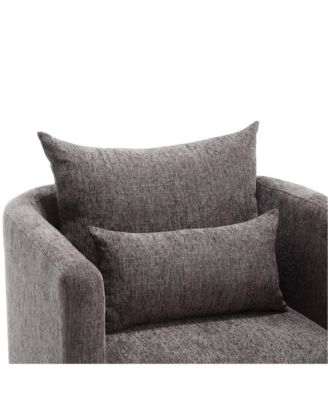 Swivel Barrel Chair Cozy Accent for Comfort and Style