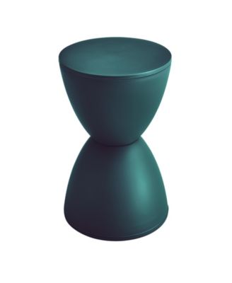Dark Green Prince Stool Contemporary Accent Piece