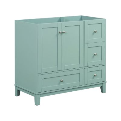 Streamdale (Cabinet Only) 36" Bathroom Vanity-Green (Sink not included)