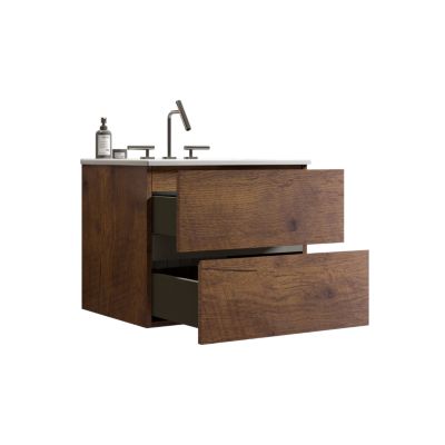 Streamdale 24" Wall Mount Bathroom Vanity with Ceramic Sink