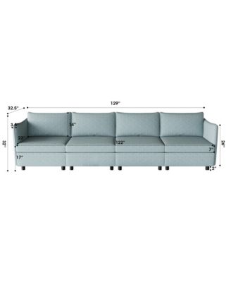 Streamdale Modular Sofa Set with Storage and Sleeper