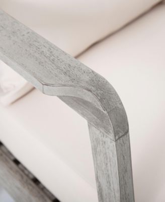 Streamdale Acacia Patio Club Chair with Waterproof Cushion