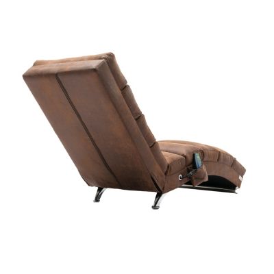 Ergonomic Massage Chaise Lounge (Coffee)