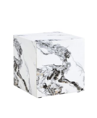 Modern Cube Coffee Table with Stylish Texture