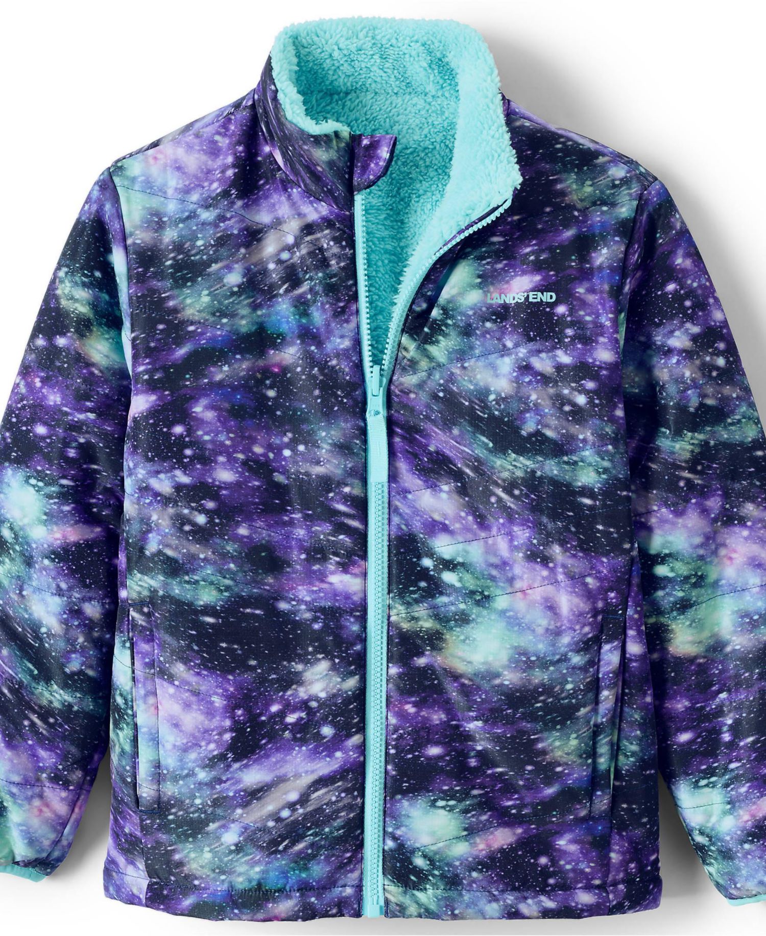 Boys Reversible Fleece Puffer Jacket