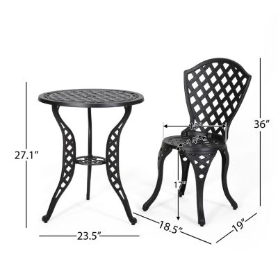 Streamdale Bono Metal Bistro Set