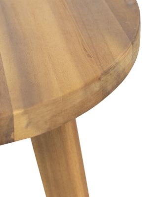 Streamdale Groovy Mod Round End Table With Customizable Top