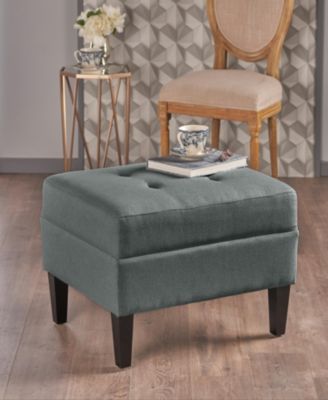 Plush Ottoman with Birch Legs Comfort, Style, and Durability