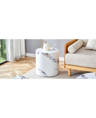 Streamdale Cylindrical Patterned Multipurpose Table