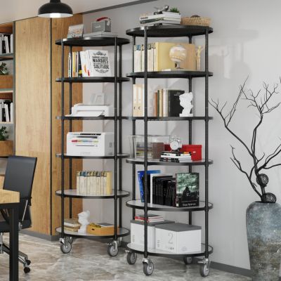 Adjustable Round Shelving Unit Versatile Storage