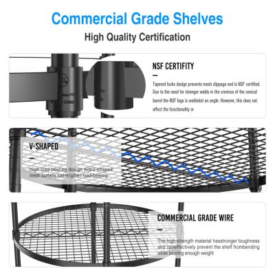 Adjustable Round Shelving Unit Versatile Storage