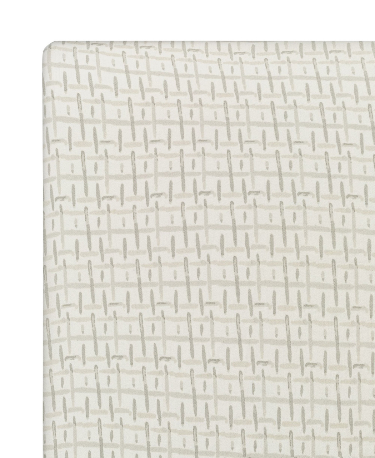 CRANE BABY INFANTS COVE HASHTAG FITTED CRIB SHEET 