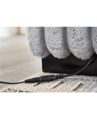 Square Arm Loveseat with Ottoman, Cup Holder, Charger, USB