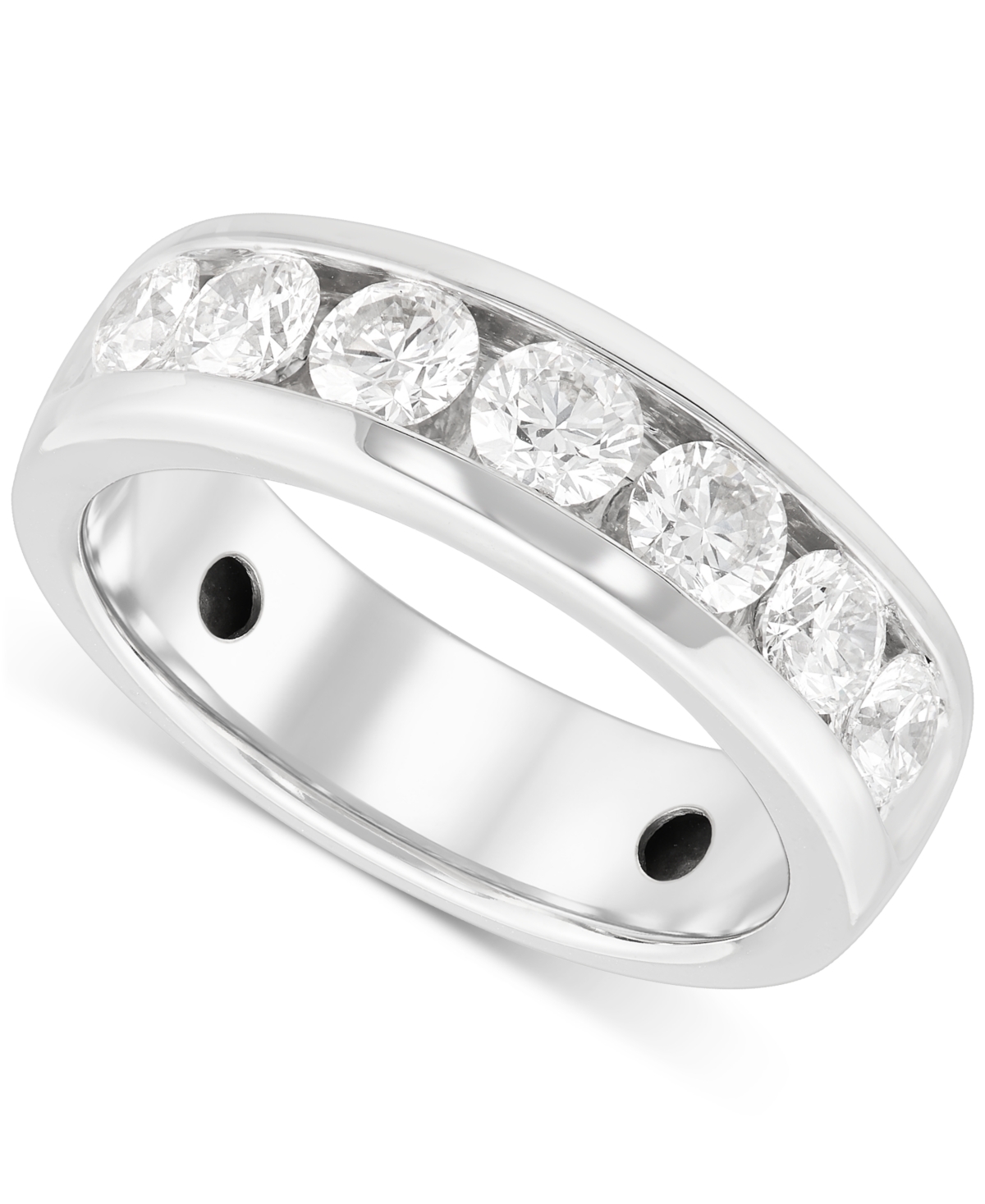 Grown With Love Lab Grown Diamond Channel-set Band (2 Ct. T.w.) In 10k White Gold In White Gold