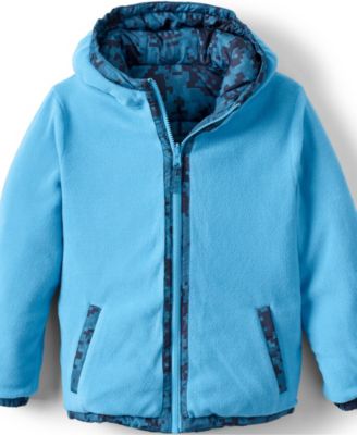 Boys Reversible Fleece Puffer Hooded Jacket