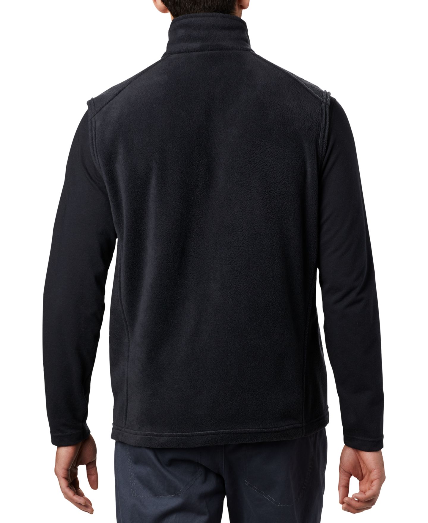 Мужской жилет Columbia Steens Mountain Fleece Vest, цвет: Чёрный — фото 5