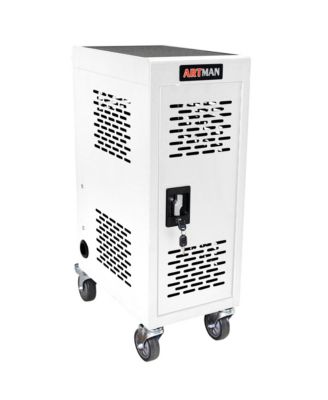 16-Compartment Charging Cabinet for Laptops