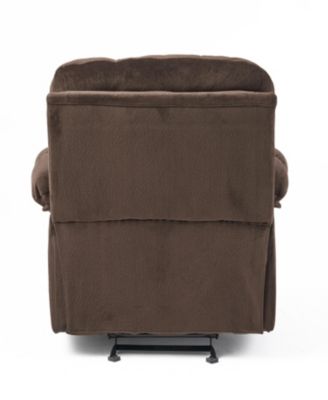 Recliner with Fabric and Cup Holders