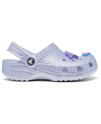 Little Girls Glitter Sea Classic Clogs from Finish Line