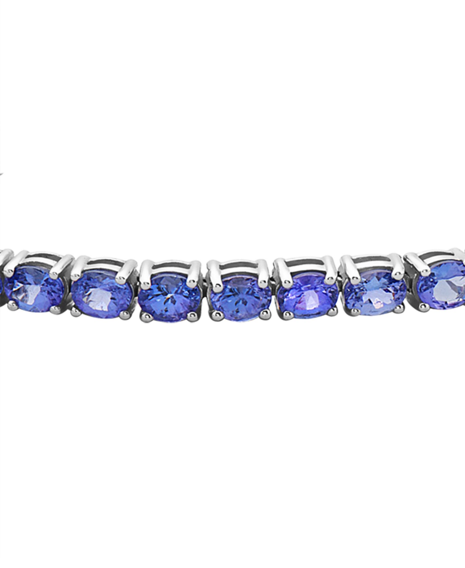EFFY® Tanzanite Tennis Bracelet (9-5/8 ct. t.w.) in Sterling Silver