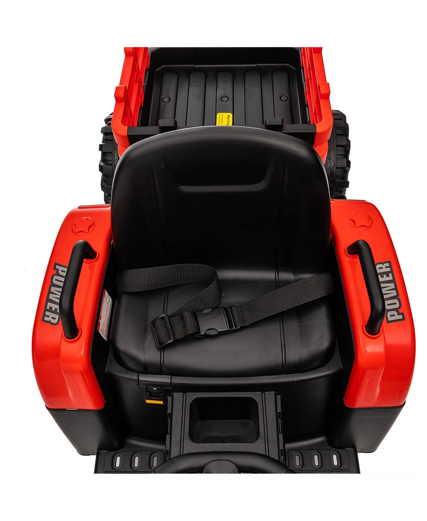 Детская игрушка Streamdale Furniture Streamdale 24V Electric Ride On Tractor with Trailer and Remote, цвет: Красный — фото 3