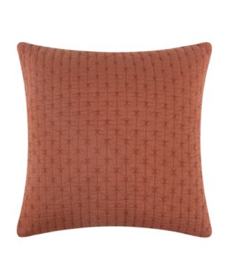Cross Stitch Quilted Decorative Pillow, 18" x 18"