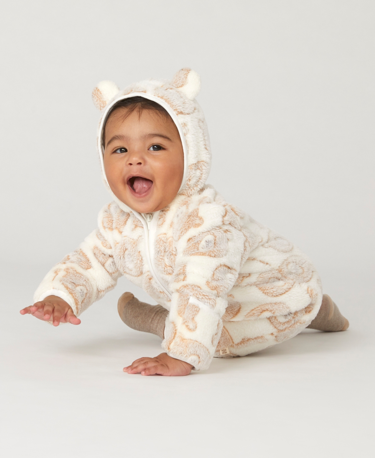 Huggies Baby Jacquard Pram Coverall In Multi