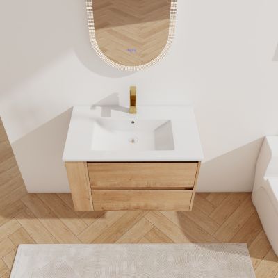 30" Vanity with Ceramic Sink, Soft-Close Drawers